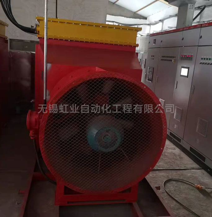 黑龍江七臺(tái)河某煤礦防爆熱風(fēng)機(jī)組案例